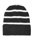 Sport-Tek ®  Striped Beanie with Solid Band. STC31