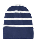 Sport-Tek ®  Striped Beanie with Solid Band. STC31