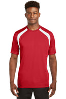 Sport-Tek ®  Dry Zone ®  Colorblock Crew. T478