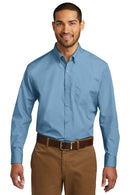 Port Authority ®  Long Sleeve Carefree Poplin Shirt. W100 - Carolina Blue