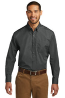 Port Authority ®  Long Sleeve Carefree Poplin Shirt. W100 - Graphite