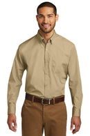 Port Authority ®  Long Sleeve Carefree Poplin Shirt. W100 - Wheat