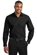 Port Authority  ®  Slim Fit Carefree Poplin Shirt. W103