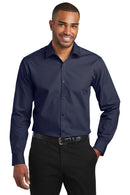 Port Authority  ®  Slim Fit Carefree Poplin Shirt. W103