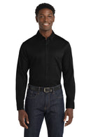 Port Authority ®  Long Sleeve SuperPro React   Twill Shirt. W808 - Deep Black