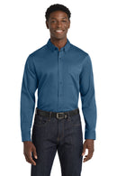 Port Authority ®  Long Sleeve SuperPro React   Twill Shirt. W808 - Regatta Blue