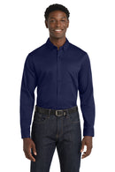 Port Authority ®  Long Sleeve SuperPro React   Twill Shirt. W808 - True Navy