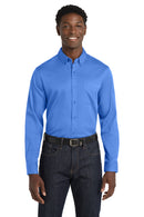 Port Authority ®  Long Sleeve SuperPro React   Twill Shirt. W808 - Ultramarine Blue