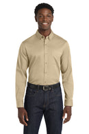 Port Authority ®  Long Sleeve SuperPro React   Twill Shirt. W808 - Wheat