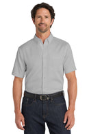 Port Authority ®  Short Sleeve SuperPro React   Twill Shirt. W809 - Gusty Grey