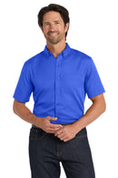 Port Authority ®  Short Sleeve SuperPro React   Twill Shirt. W809 - True Royal