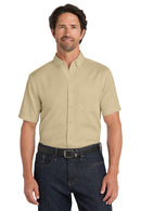 Port Authority ®  Short Sleeve SuperPro React   Twill Shirt. W809 - Wheat
