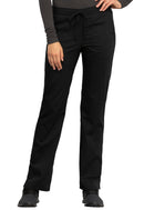 Cherokee Mid Rise Straight Leg Drawstring Pant. Item WW005P in CK WW REVOLUTION Collection. Live Chat for Bulk Discounts.