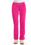 Cherokee Mid Rise Straight Leg Pull-on Pant. Item WW110T in CK WW REVOLUTION Collection. Live Chat for Bulk Discounts.