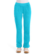 Cherokee Mid Rise Straight Leg Pull-on Pant. Item WW110T in CK WW REVOLUTION Collection. Live Chat for Bulk Discounts.