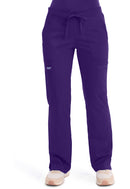 Cherokee Mid Rise Moderate Flare Drawstring Pant. Item WW120P in CK WW REVOLUTION Collection. Live Chat for Bulk Discounts.