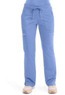 Cherokee Mid Rise Moderate Flare Drawstring Pant. Item WW120T in CK WW REVOLUTION Collection. Live Chat for Bulk Discounts.