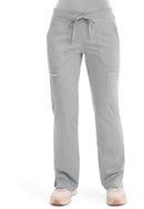 Cherokee Mid Rise Moderate Flare Drawstring Pant. Item WW120T in CK WW REVOLUTION Collection. Live Chat for Bulk Discounts.