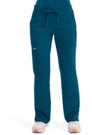 Cherokee Mid Rise Moderate Flare Drawstring Pant. Item WW120 in CK WW REVOLUTION Collection. Live Chat for Bulk Discounts.