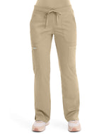 Cherokee Mid Rise Moderate Flare Drawstring Pant. Item WW120 in CK WW REVOLUTION Collection. Live Chat for Bulk Discounts.