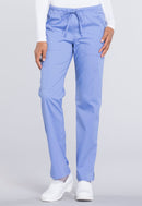 Cherokee Mid Rise Straight Leg Drawstring Pant. Item WW160P in CK WW PROFESSIONALS Collection. Live Chat for Bulk Discounts.