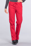 Cherokee Mid Rise Straight Leg Drawstring Pant. Item WW160P in CK WW PROFESSIONALS Collection. Live Chat for Bulk Discounts.