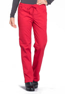 Cherokee Mid Rise Straight Leg Drawstring Pant. Item WW160 in CK WW PROFESSIONALS Collection. Live Chat for Bulk Discounts.