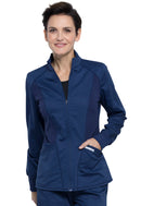 Cherokee Zip Front High-Low Jacket. Item WW301 in CK WW REVOLUTION Collection. Live Chat for Bulk Discounts.