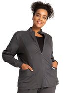 Cherokee Zip Front High-Low Jacket. Item WW301 in CK WW REVOLUTION Collection. Live Chat for Bulk Discounts.