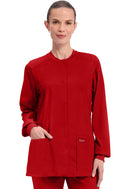 Cherokee Snap Front Jacket. Item WW340 in CK WW PROFESSIONALS Collection. Live Chat for Bulk Discounts.