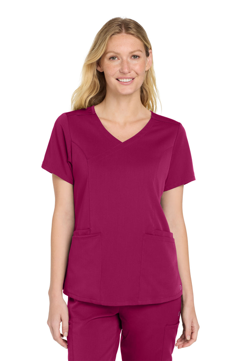 Wink ®  Women's Premiere Flex   Mock Wrap Top WW4268