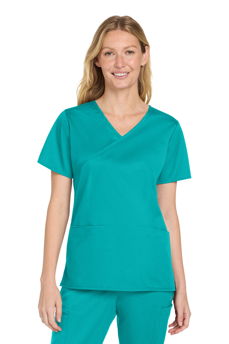 Wink ®  Women's WorkFlex   Mock Wrap Top WW4760