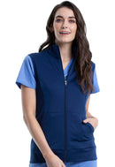 Cherokee Zip Front Knit Vest. Item WW521 in CK WW REVOLUTION Collection. Live Chat for Bulk Discounts.