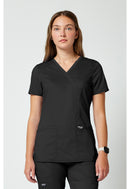 Cherokee Mock Wrap Top. Item WW610 in CK WW REVOLUTION Collection. Live Chat for Bulk Discounts.