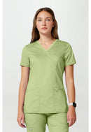 Cherokee Mock Wrap Top. Item WW610 in CK WW REVOLUTION Collection. Live Chat for Bulk Discounts.