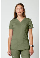 Cherokee Mock Wrap Top. Item WW610 in CK WW REVOLUTION Collection. Live Chat for Bulk Discounts.