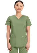 Cherokee V-Neck Top. Item WW620 in CK WW REVOLUTION Collection. Live Chat for Bulk Discounts.