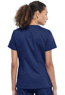 Cherokee Snap Front V-Neck Top. Item WW622 in CK WW REVOLUTION Collection. Live Chat for Bulk Discounts.