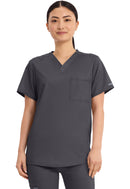 Cherokee Unisex 1 Pocket Tuckable V-Neck Top. Item WW625 in CK WW REVOLUTION Collection. Live Chat for Bulk Discounts.