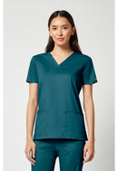 Cherokee V-Neck Top. Item WW630 in CK WW CORE STRETCH Collection. Live Chat for Bulk Discounts.