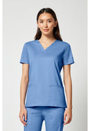 Cherokee V-Neck Top. Item WW630 in CK WW CORE STRETCH Collection. Live Chat for Bulk Discounts.