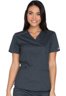 Cherokee Mock Wrap Top. Item WW640 in CK WW CORE STRETCH Collection. Live Chat for Bulk Discounts.