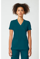 Cherokee Mock Wrap Top. Item WW650 in CK WW ORIGINALS Collection. Live Chat for Bulk Discounts.