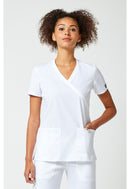 Cherokee Mock Wrap Top. Item WW650 in CK WW ORIGINALS Collection. Live Chat for Bulk Discounts.