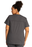 Cherokee Mock Wrap Top. Item WW655 in CK WW PROFESSIONALS Collection. Live Chat for Bulk Discounts.