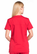 Cherokee Mock Wrap Top. Item WW655 in CK WW PROFESSIONALS Collection. Live Chat for Bulk Discounts.