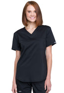 Cherokee Tuckable V-Neck O.R. Top. Item WW657 in CK WW REVOLUTION Collection. Live Chat for Bulk Discounts.