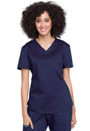 Cherokee Tuckable V-Neck O.R. Top. Item WW657 in CK WW REVOLUTION Collection. Live Chat for Bulk Discounts.