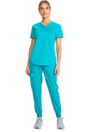 Cherokee Tuckable V-Neck O.R. Top. Item WW657 in CK WW REVOLUTION Collection. Live Chat for Bulk Discounts.