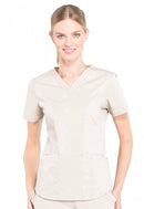Cherokee V-Neck Top. Item WW665 in CK WW PROFESSIONALS Collection. Live Chat for Bulk Discounts.